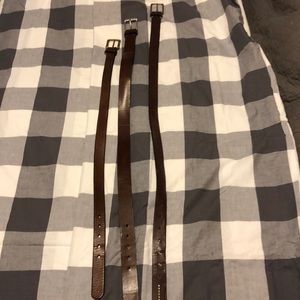 Lot of 3 belts- Levi Strauss and Target